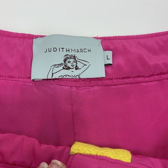 Judith March Shorts Aztec Bohemian Thread Design Colorful Neon Women’s Size L - Picture 4 of 5